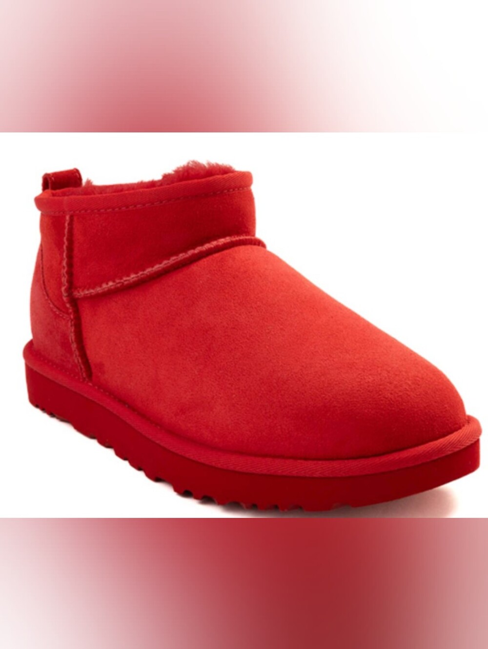UGG® Classic Ultra Mini Boots - Ribbon Red
Size 8 MSRP $149.99